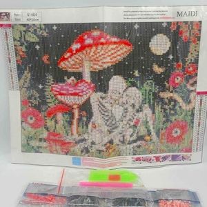 2/$20 BN 5d Diamond art Skeletons and Mushrooms 40 x 30 cm